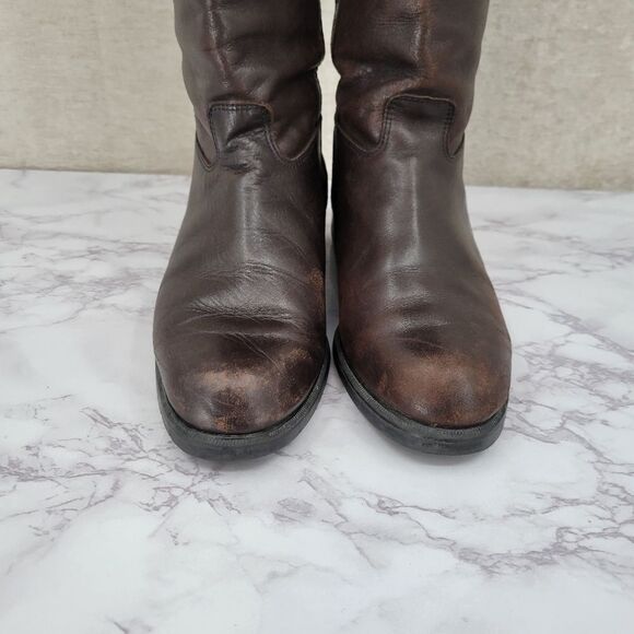 Blondo Canadian Knee High Brown Pull On Riding Boots Women's Size 7.5B - Picture 8 of 15
